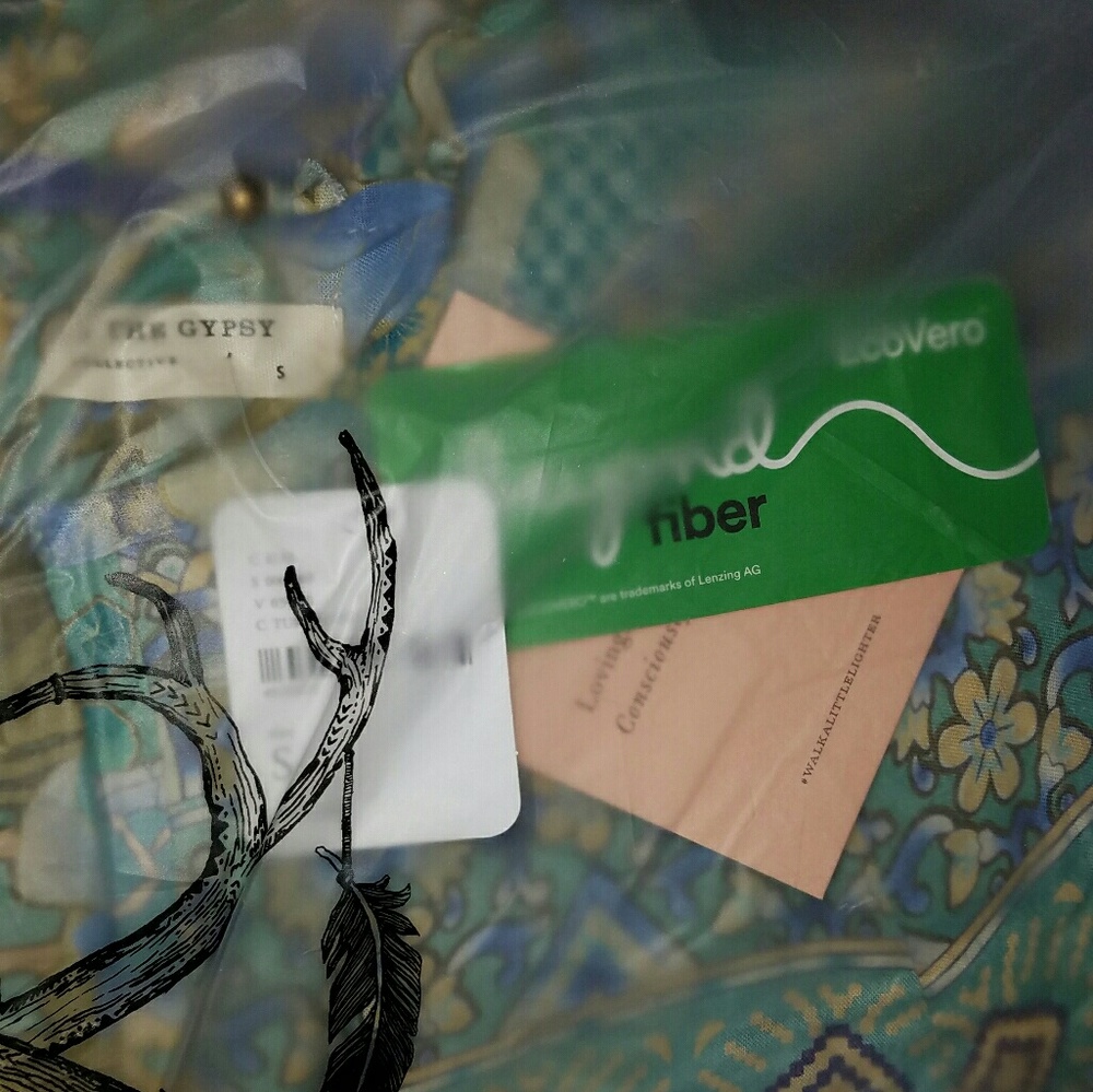 New spell free people amethyst maxi gown turquoise - Picture 10 of 16